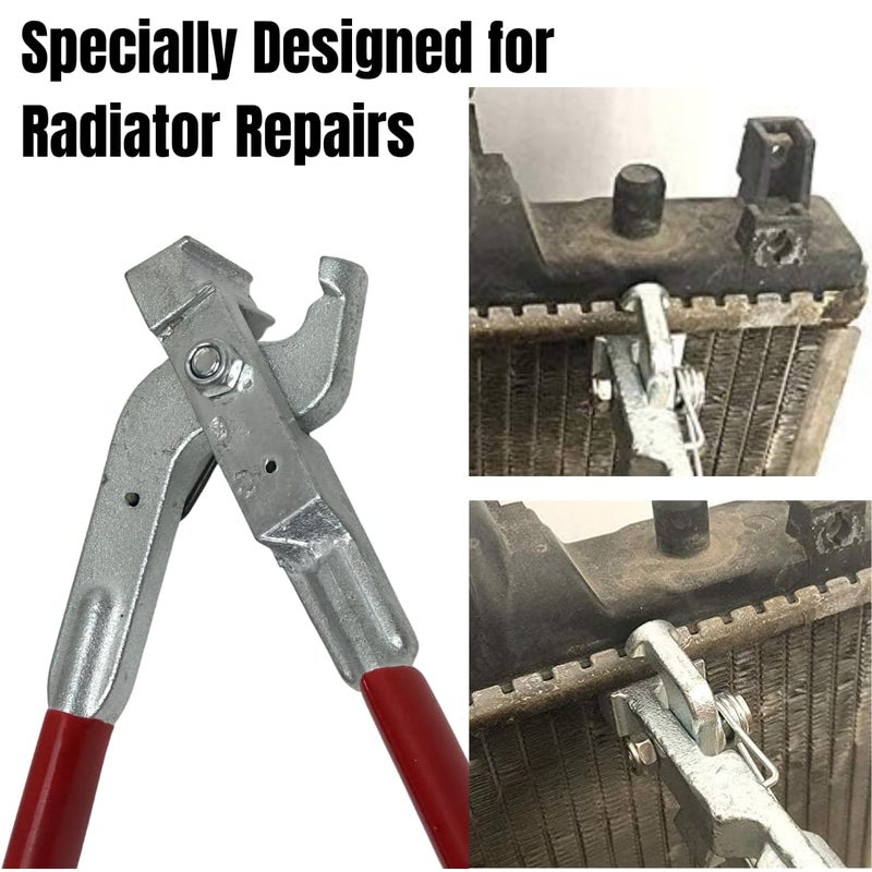 AM Worldwide Pliers C - Closing Header Tool for Car and Truck Radiator Tabs - Aluminum Radiator Repair Tool - Image 2